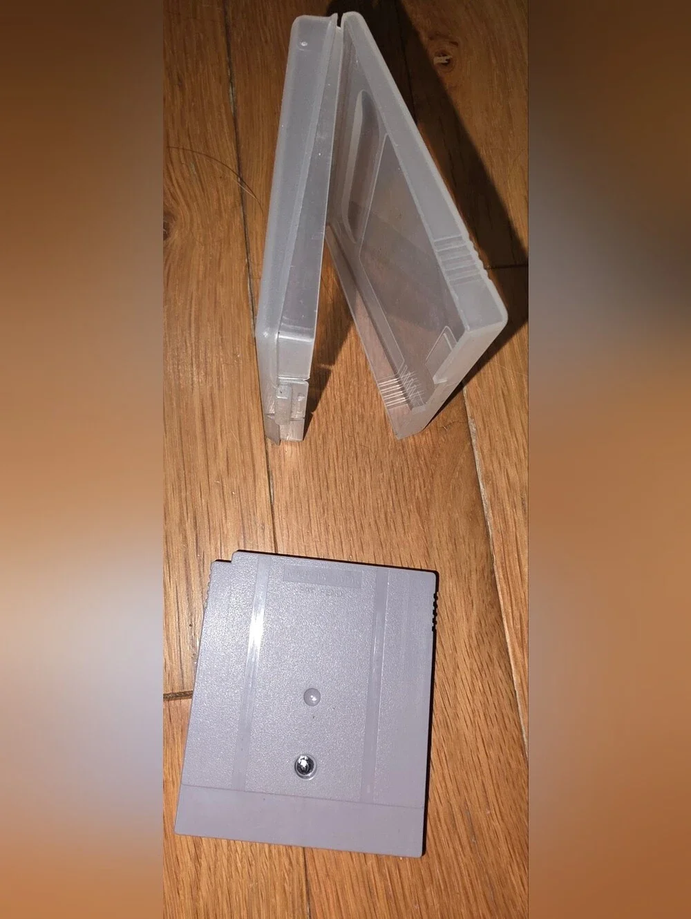VINTAGE Nintendo Game Boy Tetris Cartridge Gray & Clear Case GAMBOY NO SEPARATIN